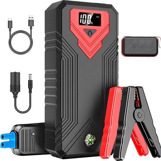 Démarreur pour voiture - Démarreur de saut - Démarreur de saut pour voiture - Banque de puissance de démarreur de saut