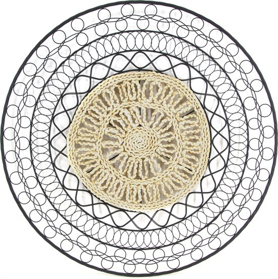 Art for the Home | Metal Art | Rotan mandala | diameter 76cm