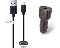 OneOne auto oplader + 0,50m standaard USB C kabel. 2.1A lader. Autolader adapter past op GoPro actioncam Hero 7 Silver, Hero 7 White, Hero 8 Black, Hero 9 Black, Hero 10 Black, MAX, GoPro Portable Power Pack