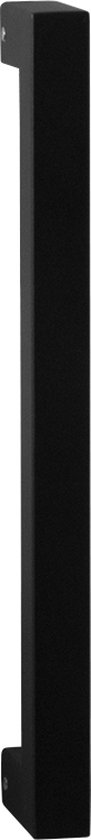 Deurgreep - Zwart - RVS - GPF - recht GPF11 22x600mm hoogte 55mm zwart