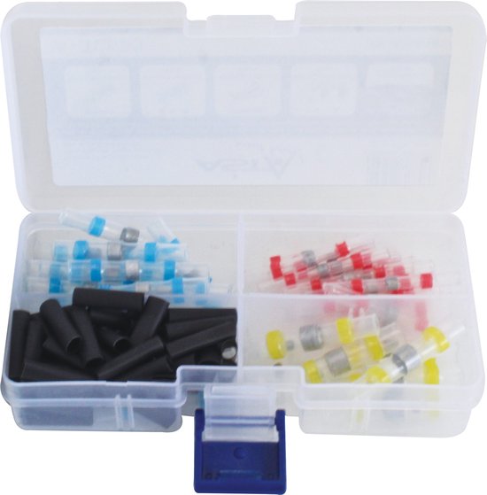 200 stuks kabelverbinders, waterdicht geïsoleerd, 4 maten, 26-10 AWG