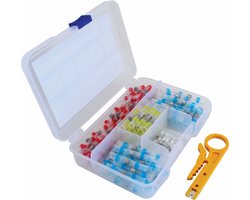 ASTA Assortiment soldeerhulzen / soldeerverbinders met stripper 150-delig