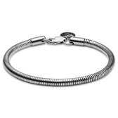 Lucleon - Heren - Roestvrij Staal Schakelarmband - Staal