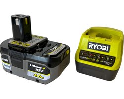 Energieset met 4,0 Ah accu en lader RYOBI RC18120-140X ONE+ 18V