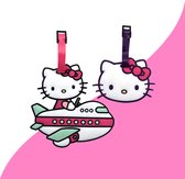 Hello Kitty Kofferlabel/Reislabel/Adreslabels/Bagagelabel - Set van 2