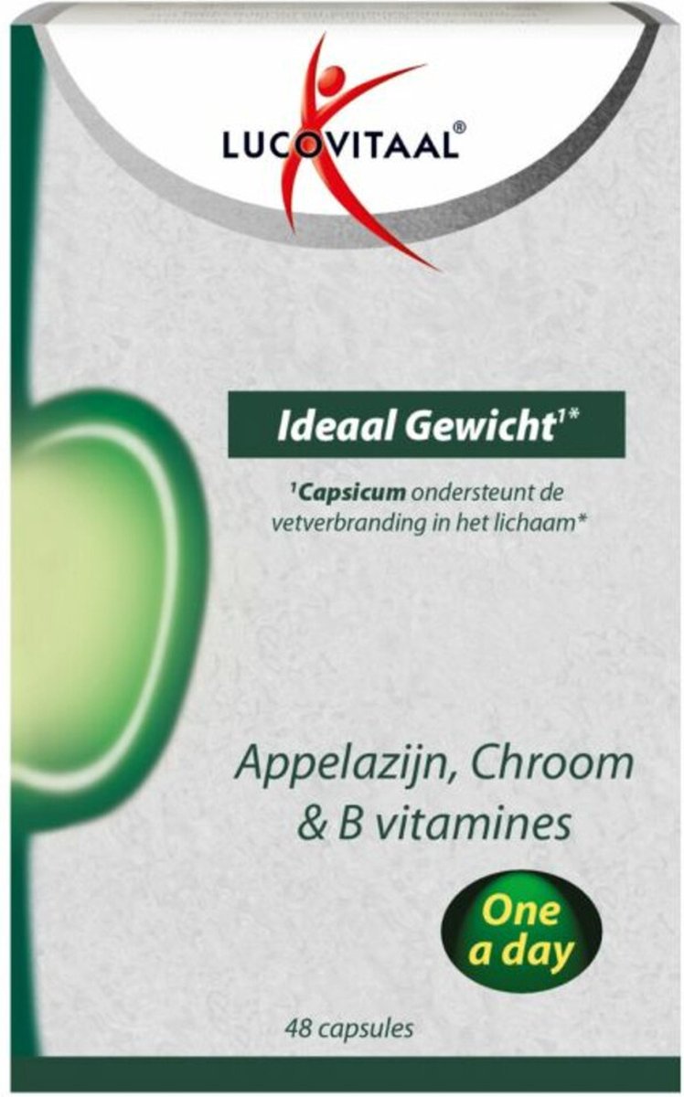Goedkoopste Lucovitaal Appelazijn, Chroom & B vitamines Ideaal Gewicht 48 capsules