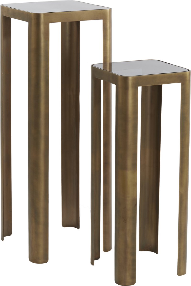 Zuil OXE - Ø35x100cm - Brons - Set van 2