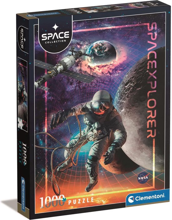 Clementoni - Puzzel - 1000 Stukjes - Nasa 2023 - Puzzel Voor Volwassenen en Kinderen
