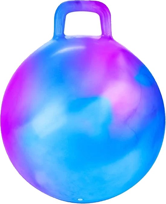 Skippybal marble - blauw/paars - D45 cm - buitenspeelgoed voor kinderen