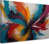 Rood, blauw, geel, zwart, wit