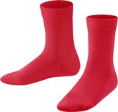 FALKE Family eenkleurig katoen sokken kinderen rood - maat 35-38