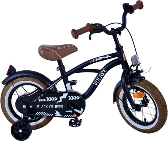 Volare Black Cruiser Kinderfiets