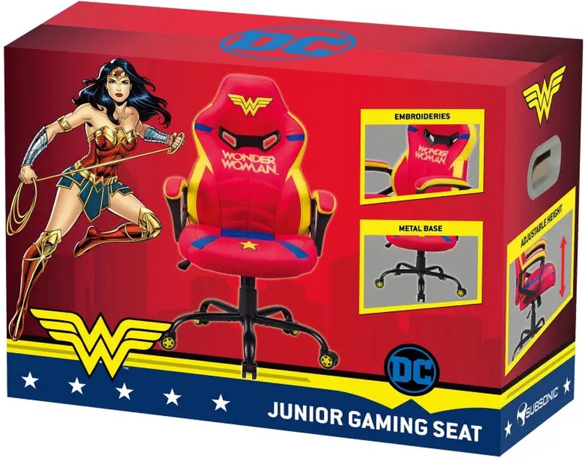 Subsonic - DC Comics - Junior Gaming Stoel - Wonder Woman