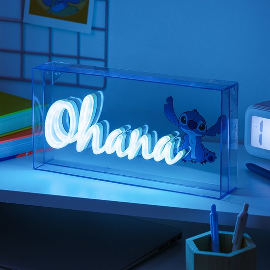 Lilo et Stitch - Lampe néon LED Ohana