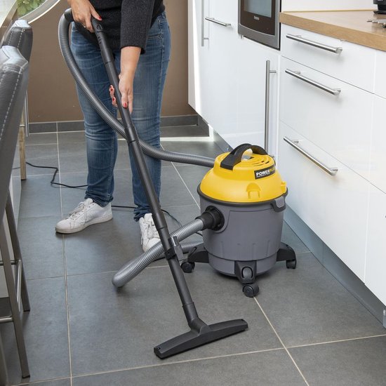 Powerplus elektrische stofzuiger nat-droog POWX321 - 1000W stofzuiger keuken, vloer, tapijt - 18l tank - met 3 acc.