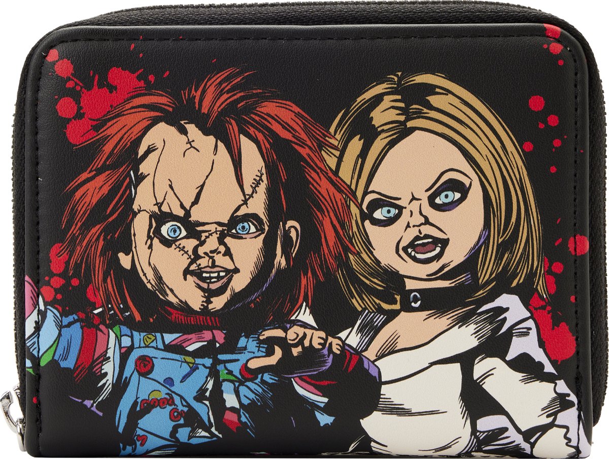 Loungefly: Universal Bride of Chucky Happy Couple Ritssluiting Portemonnee