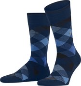 Burlington Newcastle taille unique, avec chaussettes en laine à motifs homme bleu - Taille 40-46