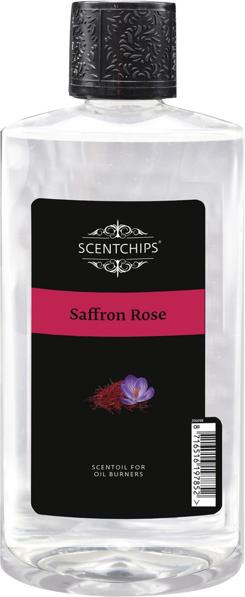 Goedkoopste Scentchips® Saffron Rose - Geurolie Voor Aromadiffuser - Geurolie Voor Oliebrander - Etherische Olie - Essentiele Olie - Etherische Olien - 475ml