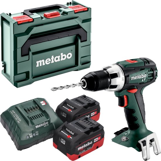 Metabo BS 18 LT accuboormachine 18 V 60 Nm + 2x LiHD accu 5,5 Ah + oplader + metaBOX