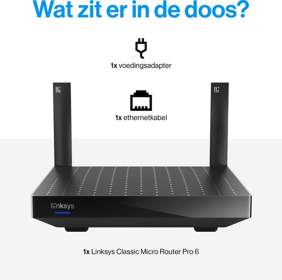 Micro Home Router Linksys Classic Micro Router Pro 6 - Dual-Band Mesh WiFi - AX5400 ...