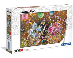 Clementoni - Puzzel - 6000 Stukjes - Mordillo - The Kiss - Puzzel Voor Volwassenen - Special Series License