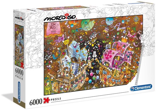 Clementoni puzzel – 6000 stukjes – Mordillo The Kiss