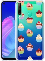 Huawei P40 Lite E Hoesje Cupcakes Designed by Cazy
