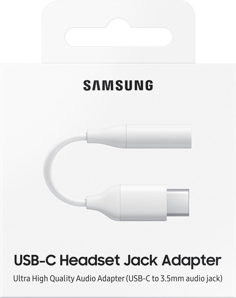Samsung USB-C naar 3.5 mm Jack Adapter - Wit | bol.com
