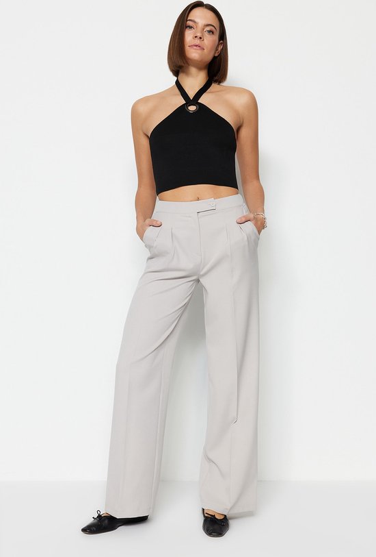 Trendyol Maxi Pantalon large taille normale pour femme