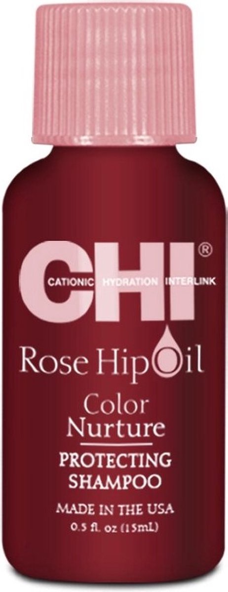 CHI Rose Hip Oil Shampoo-15 ml - vrouwen - Voor Gekleurd haar