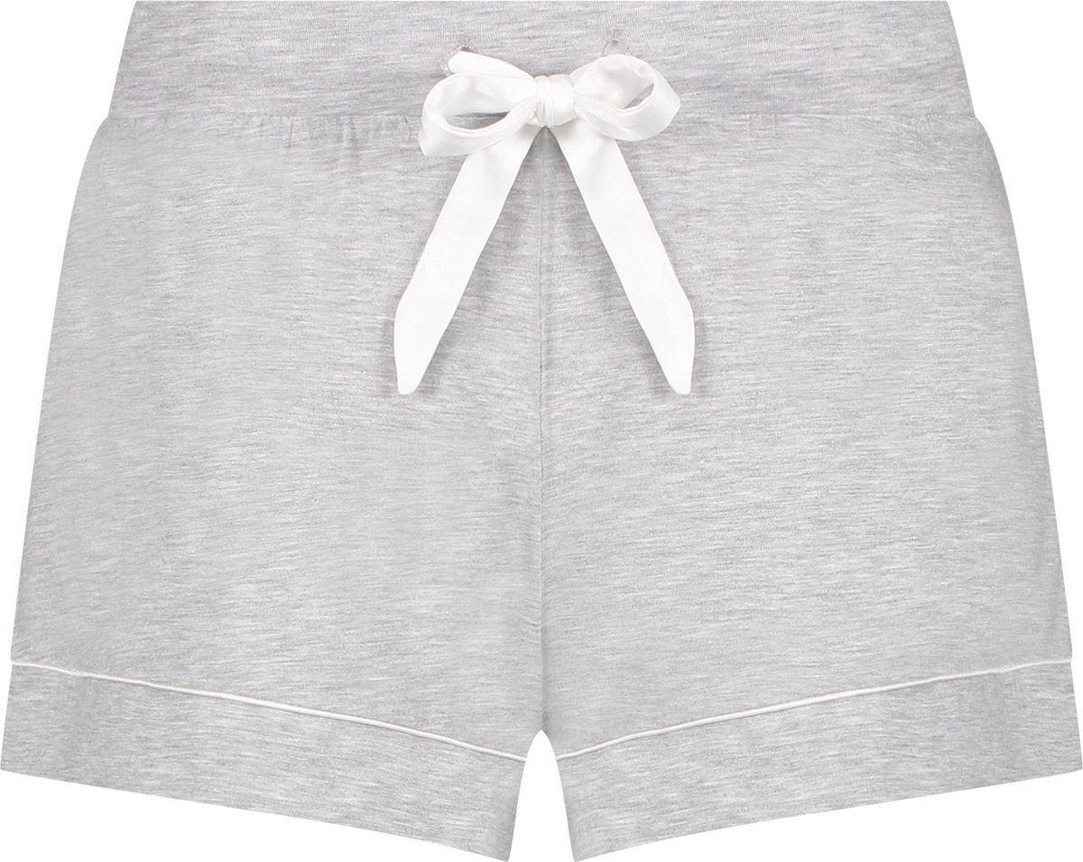 Hunkemöller Dames Nachtmode Shorts Jersey Essential - Grijs - maat S
