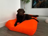 Dog's Companion - Hondenkussen / Hondenbed oranje vuilafstotende coating - M - 90x70cm