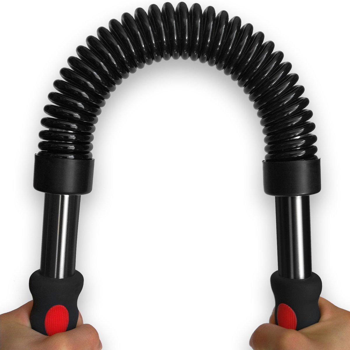 Physionics® Buighalter - 20/30/40/50 kg zwart staal voor armen en
