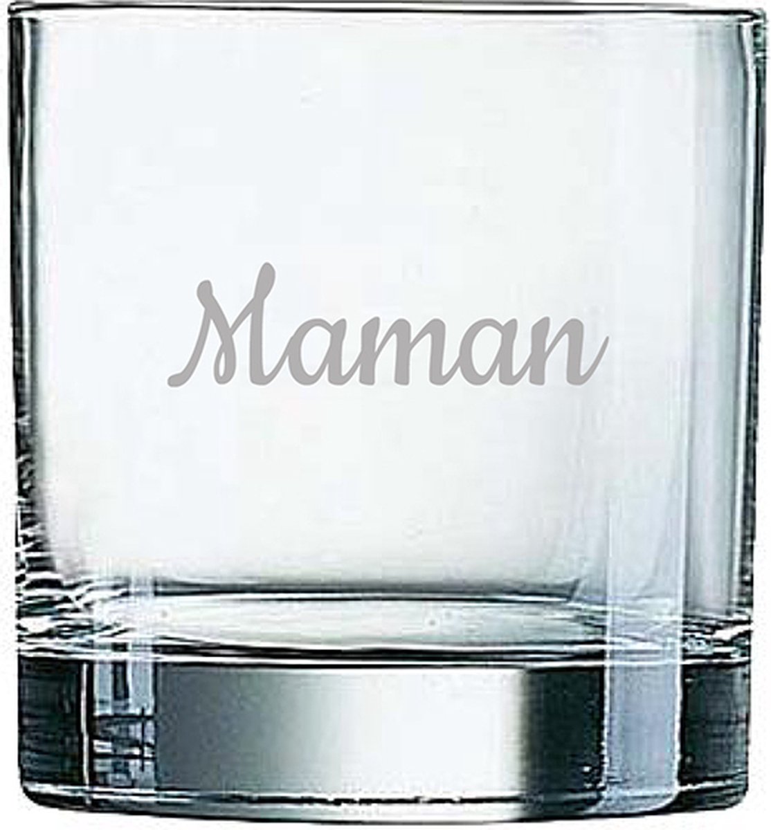 Whiskeyglas gegraveerd - 38cl - Maman