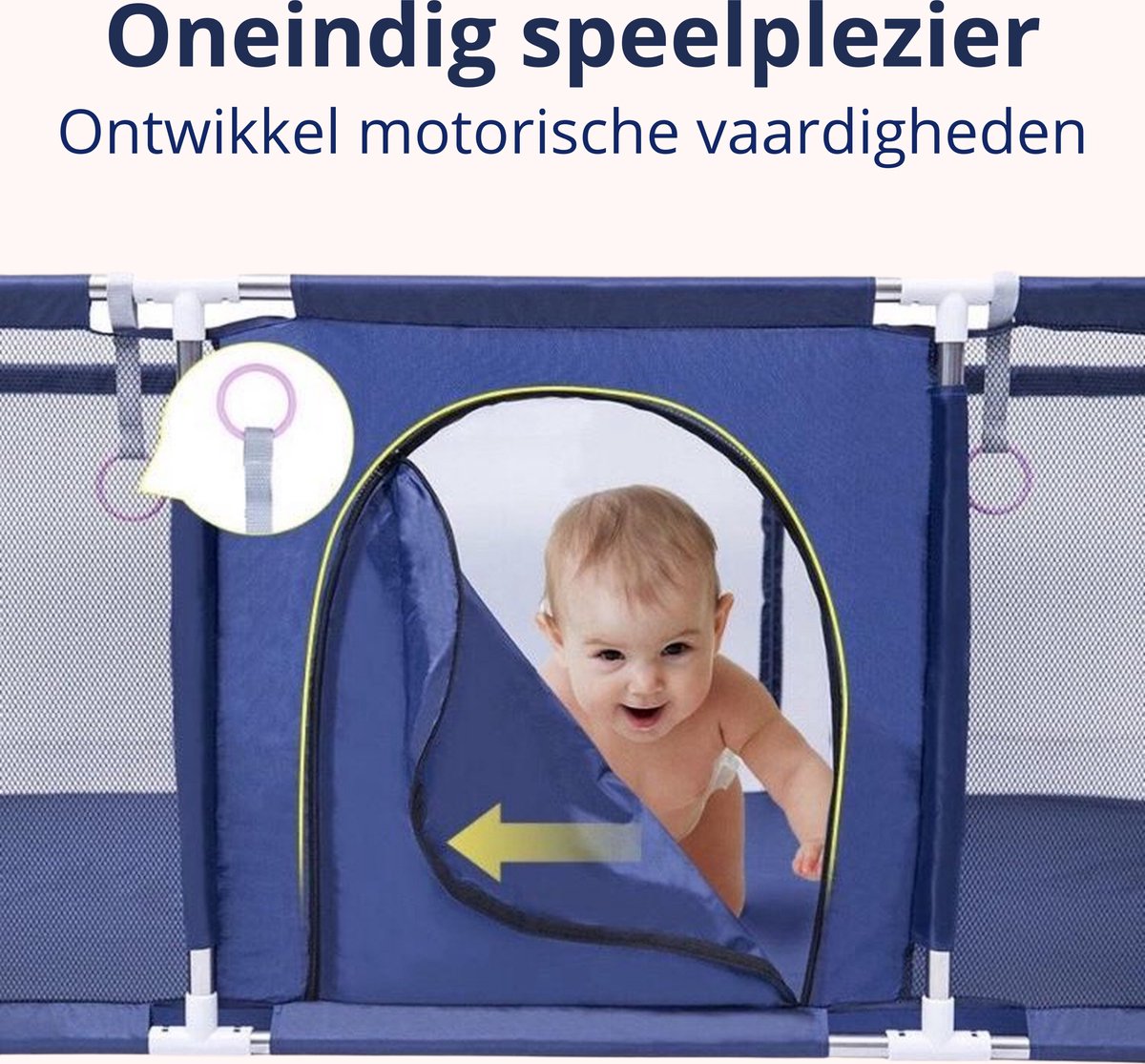 Houten Grondbox Baby – 140x200cm | Met Extra Dikke Speelmat (4cm) – Finesse Online Store