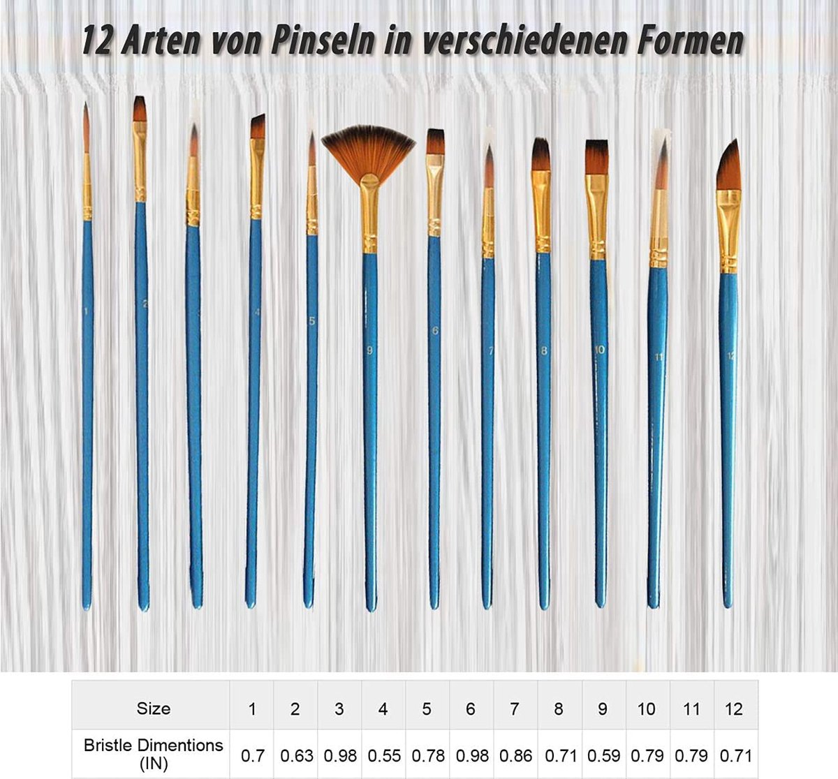 JIEYAO 15 stuks siliconen penselen, rubberen penselen, schilderen