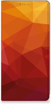 Stand Case geschikt voor OPPO A57 | A57s | A77 4G Polygon Red