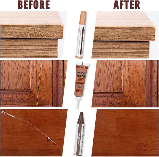 Réparation de planchers de bois et de meubles Marqueurs de retouche Scratch  Cover 