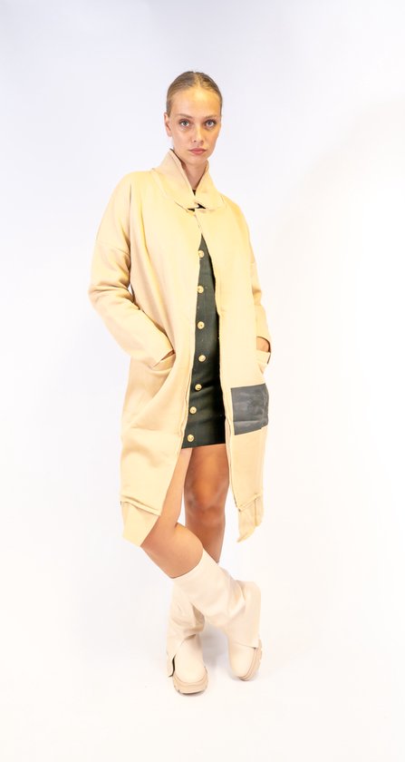 Beige vest - Queen Jas - Pufferjack - pufferjas - S De veelzijdigheid van een beige vest: de perfecte aanvulling op elke outfit