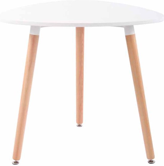 Sidetable Fredericia diameter 80 cm N, Wit