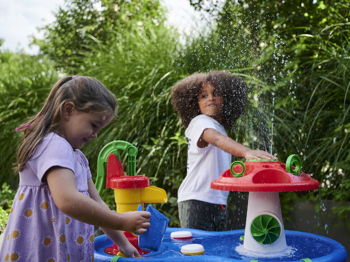 Big - AquaPlay - Waterbaan - 100 x 58 x 90 cm - Tuinslang aansluiting - Zand- of watertafel — afbeelding 3