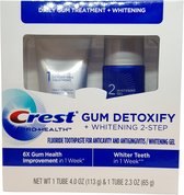 Crest Gum Detoxify én Whitening 2-step behandeling