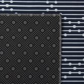 CHARVAD - Laagpolig vloerkleed - Grijs - 80 x 240 cm - Polyester