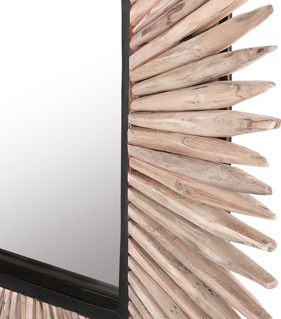 SASABE - Wandspiegel - Lichte houtkleur - Hout