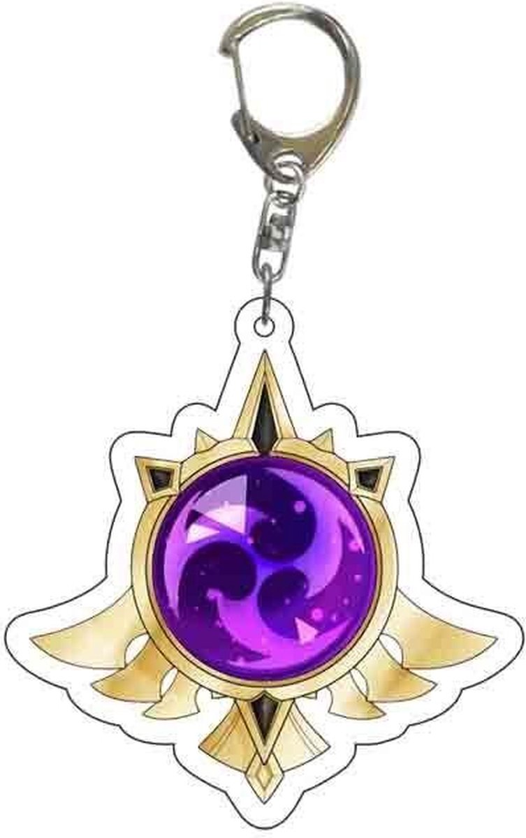 Genshin Impact - Electro - Vision - Sleutelhanger/Keychain - Anime Merchandise - Figure - Manga