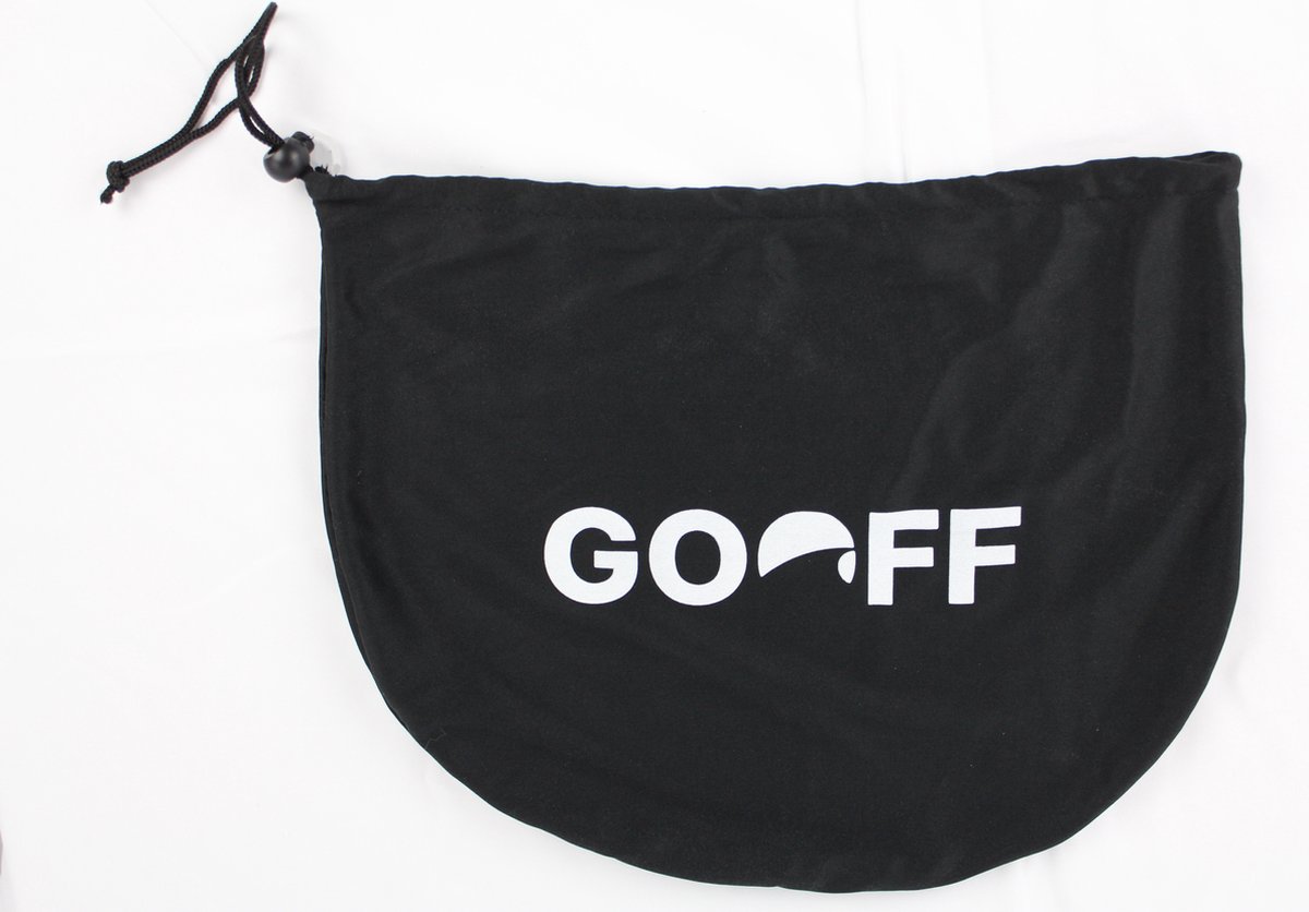 GOOFF® helmhoes zwart - bescherming van je speed pedelec helm of snorfiets helm - geschikt voor alle maten lichtgewicht snorscooterhelm met NTA 8776 certificering