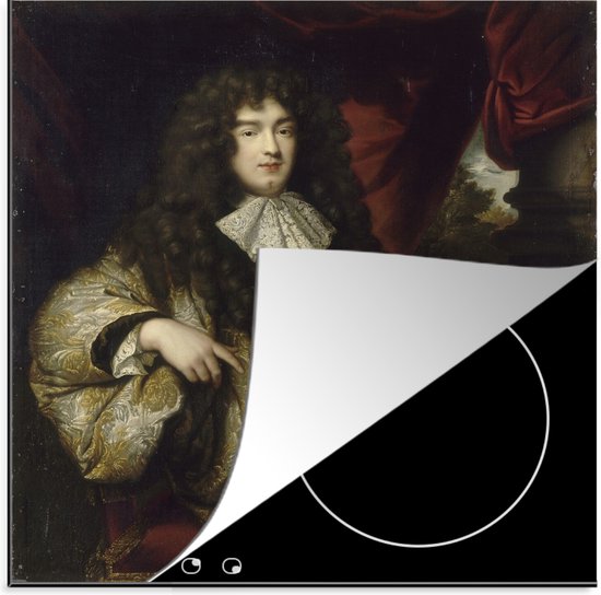 Foto: Kitchenyeah inductie beschermer 78x78 cm jean baptiste colbert marquis de seignelay schilderij van claude lef bvre kookplaataccessoires afdekplaat voor kookplaat inductiebeschermer inductiemat inductieplaat mat