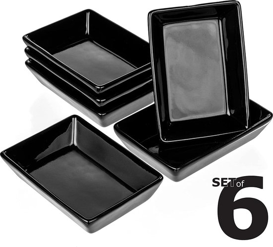 JAPAN ORIENTAL SUSHI bordenset, sushi serviesset, 6-delige sushi