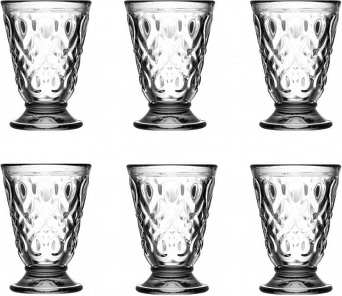 Drinkglas Tumbler Lyonnais Gobelet - La Rochère 270ml - set van 6