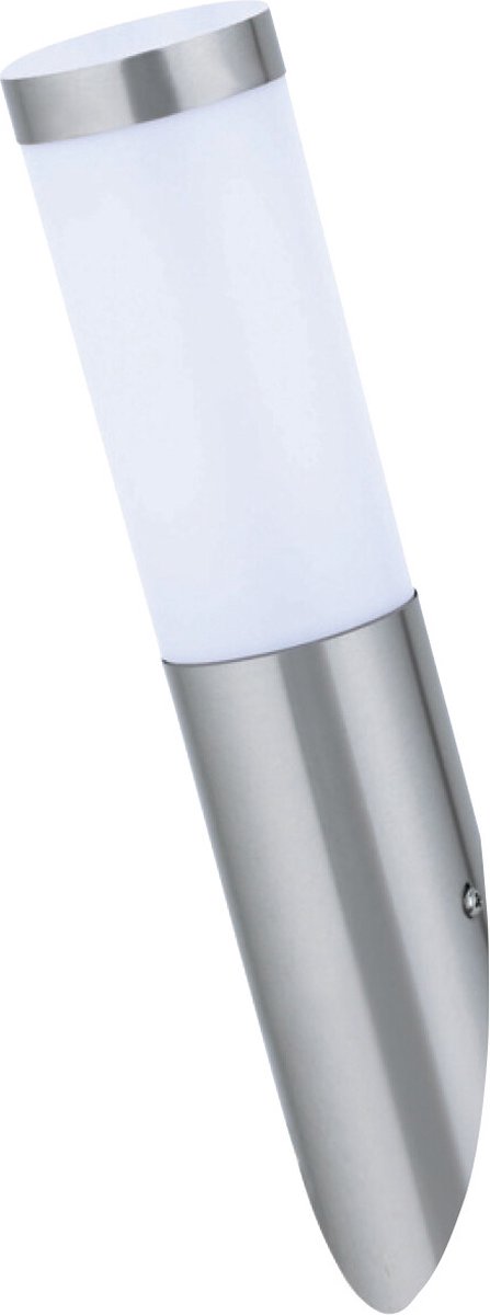 LED Tuinverlichting - Buitenlamp - Wand - RVS - E27 - Rond